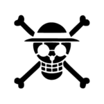 Image d'un tatouage temporaire représentant le symbole One Piece.