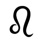 Symbole astrologique du Lion pour tatouage temporaire inspiré du zodiaque