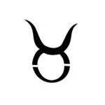 Symbole astrologique du Taureau pour tatouage temporaire inspiré du zodiaque