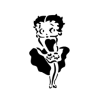 Image d'un tatouage temporaire représentant Betty Boop.
