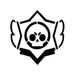 Image d'un tatouage temporaire représentant le logo de Brawl Stars.
