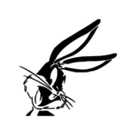 Image d'un tatouage temporaire représentant Bugs Bunny.