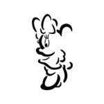 Image d'un tatouage temporaire représentant Minnie dans Mickey.
