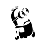 Image d'un tatouage temporaire Minion, représentant le minion Dave regardant vers le haut.