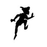 Image d'un tatouage temporaire représentant Peter Pan.