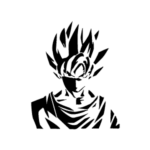 Image d'un tatouage temporaire représentant San Goku.