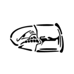 Image d'un tatouage temporaire représentant une balle de revolver.