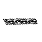Bracelet tribal géométrique aux formes structurées pour tatouage temporaire puissant