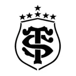 Écusson Stade Toulousain avec lettres stylisées pour tatouage temporaire rugby puissant