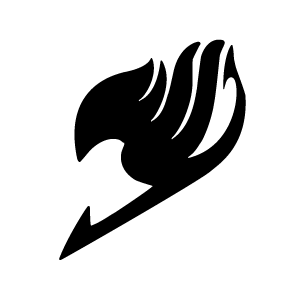 Image d'un tatouage temporaire représentant le logo de Fairy Tail.