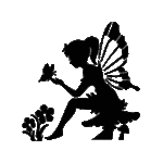 Pochoir tatouage éphémère Fée avec papillon – réutilisable et facile à appliquer