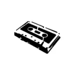 Cassette audio vintage pour tatouage temporaire inspiré de la musique rétro et des souvenirs musicaux