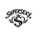 Super Sexy avec cœur couronné graphique pour tatouage temporaire audacieux